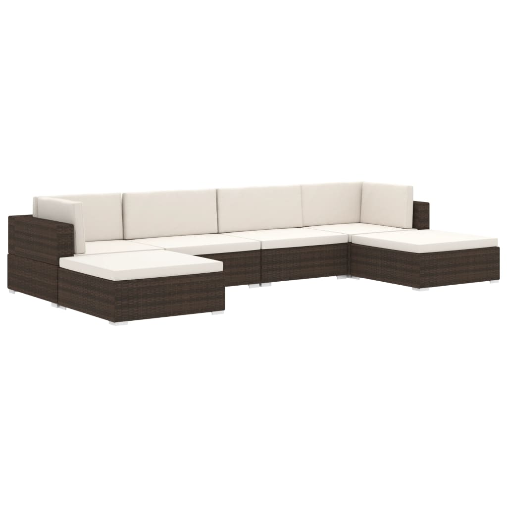 1 db fekete polyrattan moduláris sarokfotel párnákkal 1 db fekete polyrattan moduláris sarokfotel párnákkal