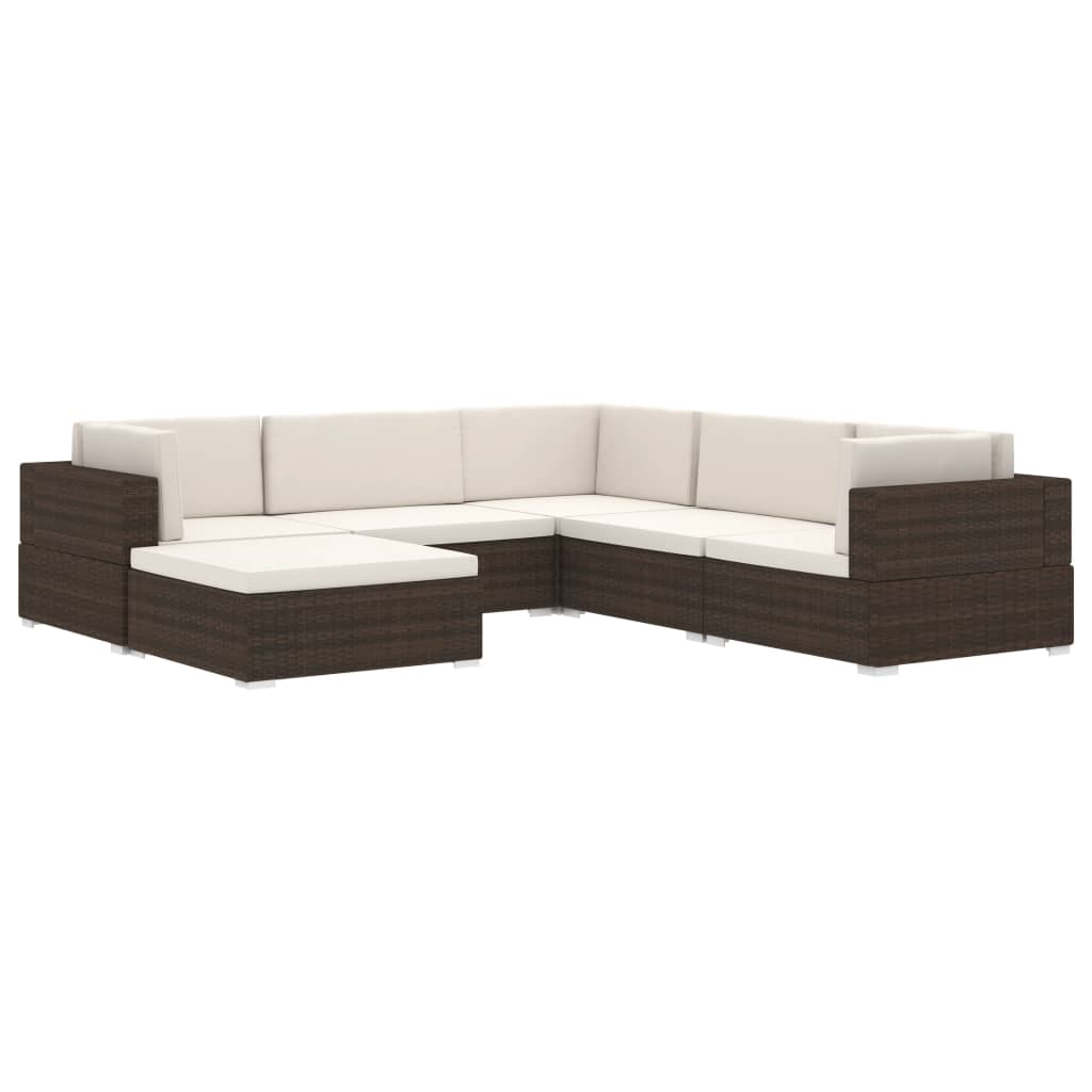 1 db fekete polyrattan moduláris sarokfotel párnákkal 1 db fekete polyrattan moduláris sarokfotel párnákkal