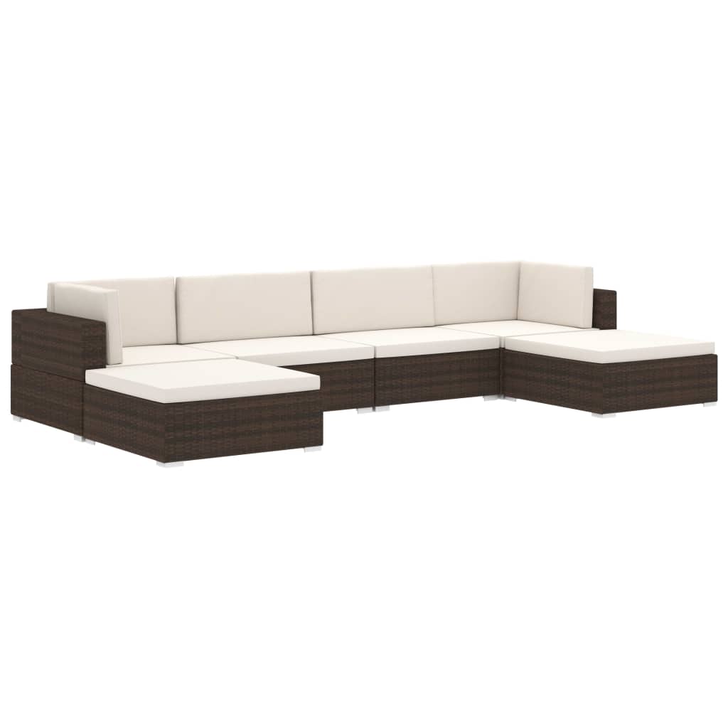 1 db fekete polyrattan moduláris sarokfotel párnákkal 1 db fekete polyrattan moduláris sarokfotel párnákkal