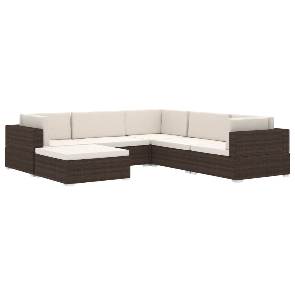 1 db fekete polyrattan moduláris sarokfotel párnákkal 1 db fekete polyrattan moduláris sarokfotel párnákkal