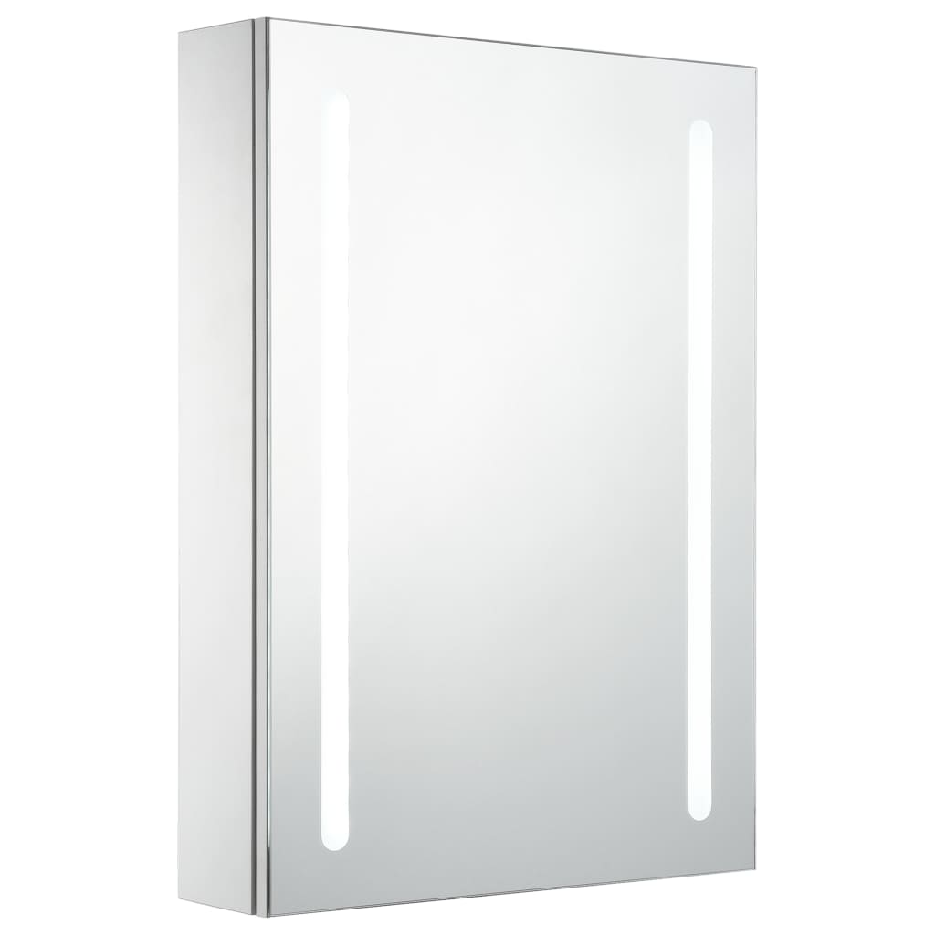 Tükrös fürdőszobaszekrény led világítással 50 x 13 x 70 cm