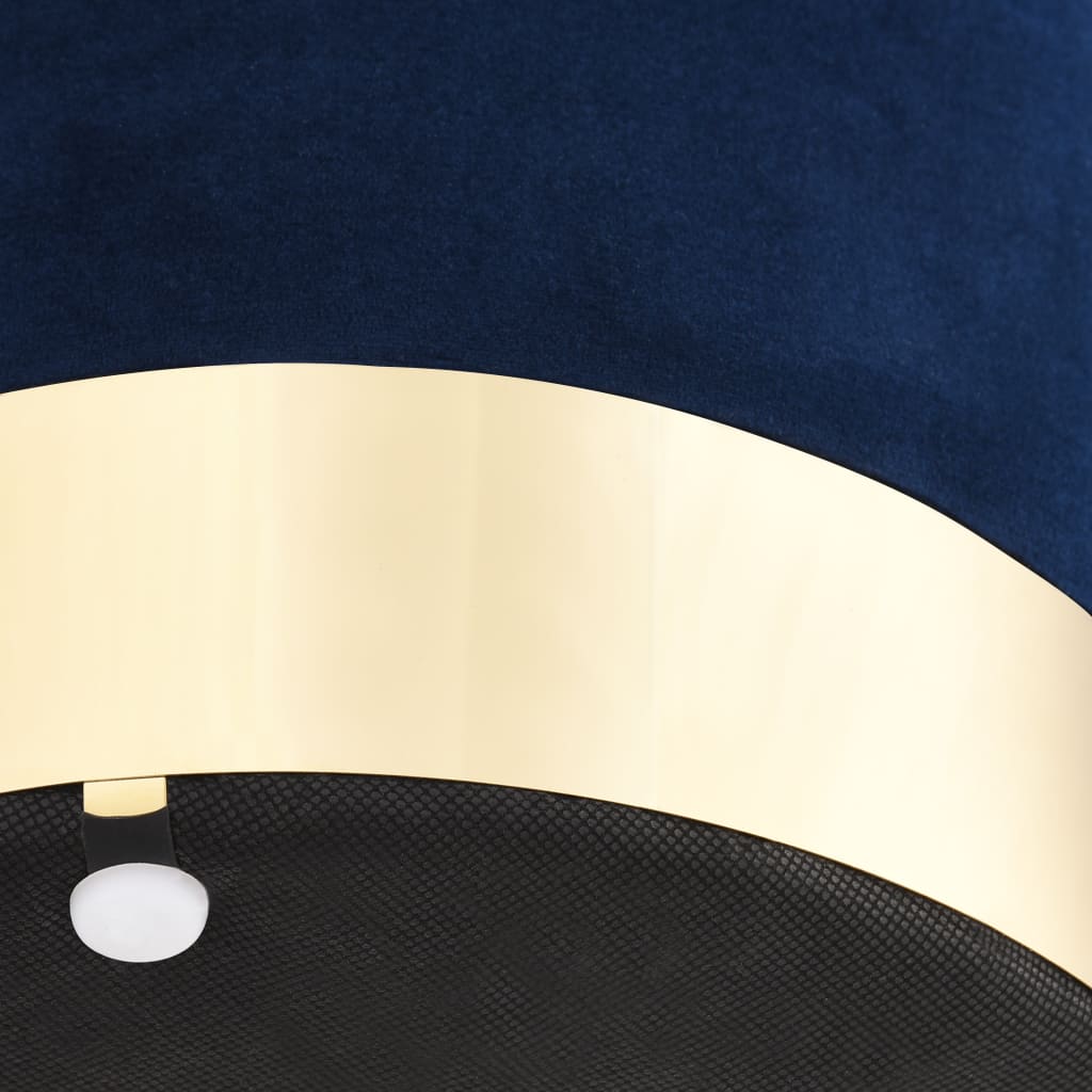 Kék és aranyszínű bársony ülőke