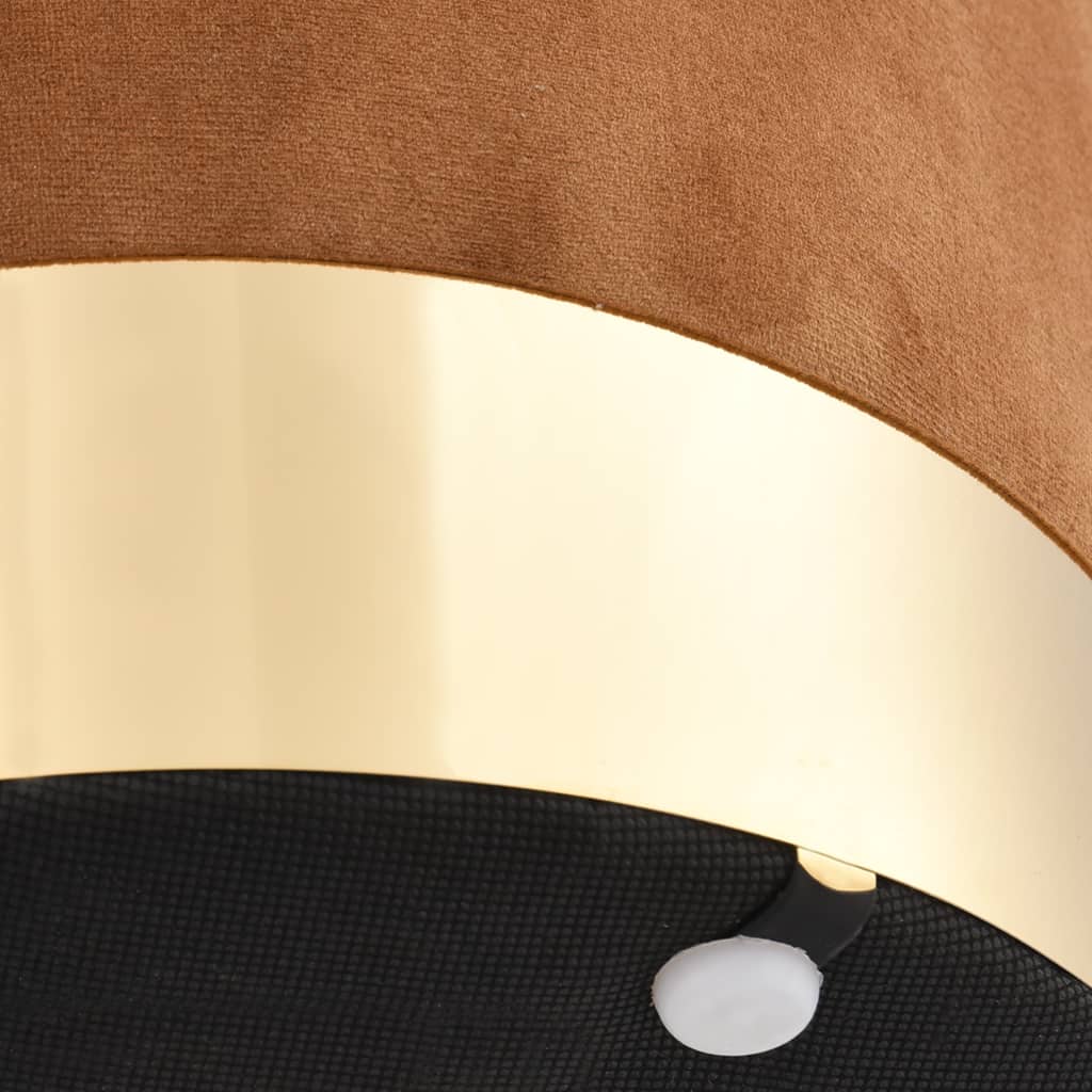 Barna és aranyszínű bársony ülőke