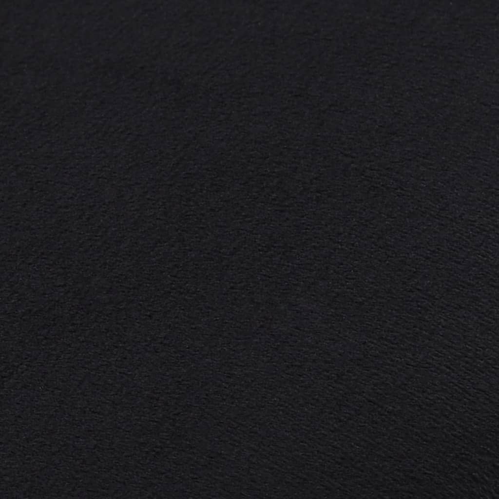 Fekete és aranyszínű bársony ülőke