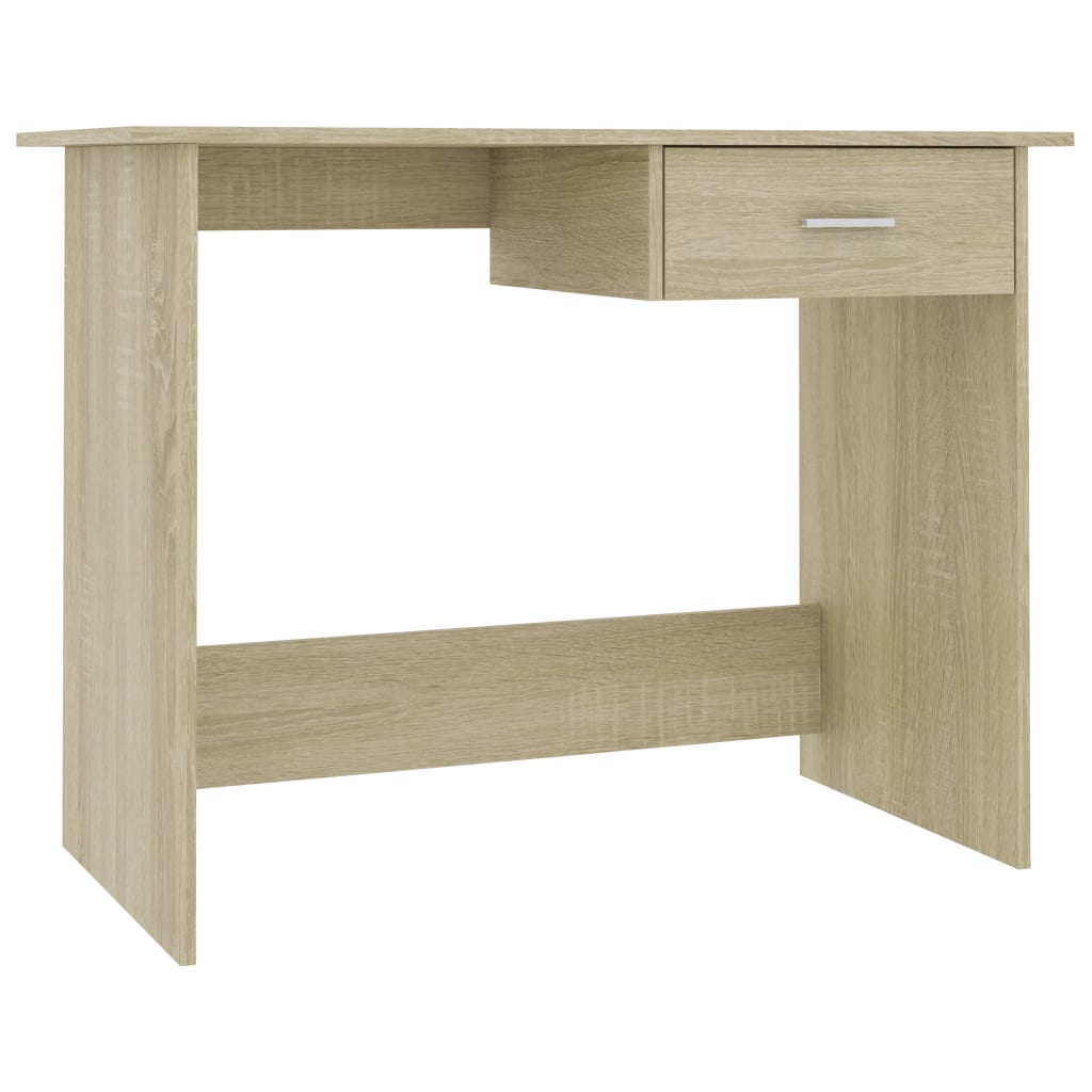 Sonomatölgy színű forgácslap íróasztal 100 x 50 x 76 cm Sonomatölgy színű forgácslap íróasztal 100 x 50 x 76 cm