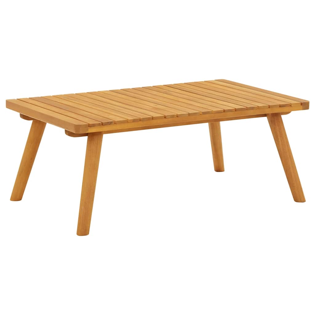Tömör akácfa kerti dohányzóasztal 90 x 55 x 35 cm