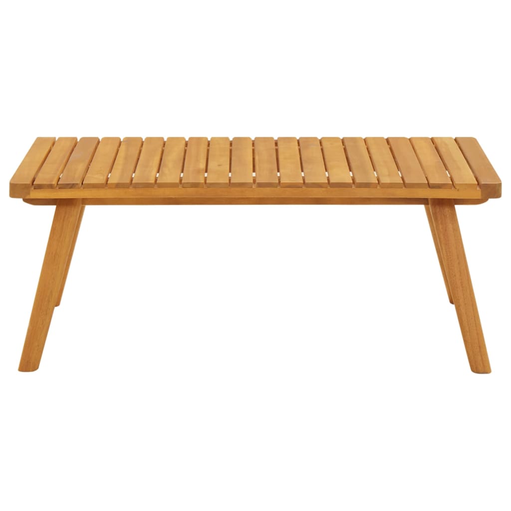 Tömör akácfa kerti dohányzóasztal 90 x 55 x 35 cm