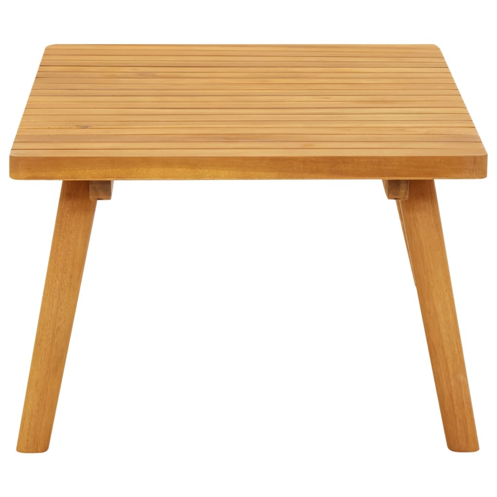 Tömör akácfa kerti dohányzóasztal 90 x 55 x 35 cm