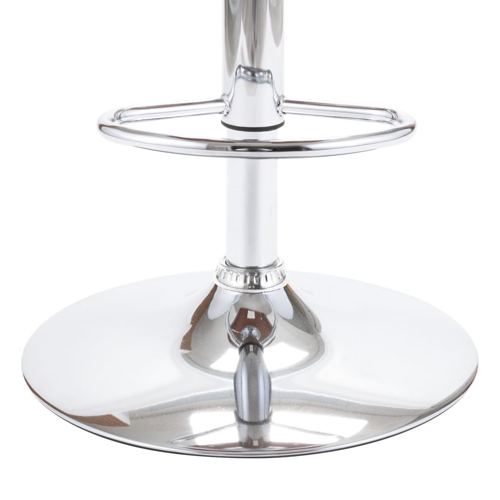 Szürke szövet és furnérlemez bárszék