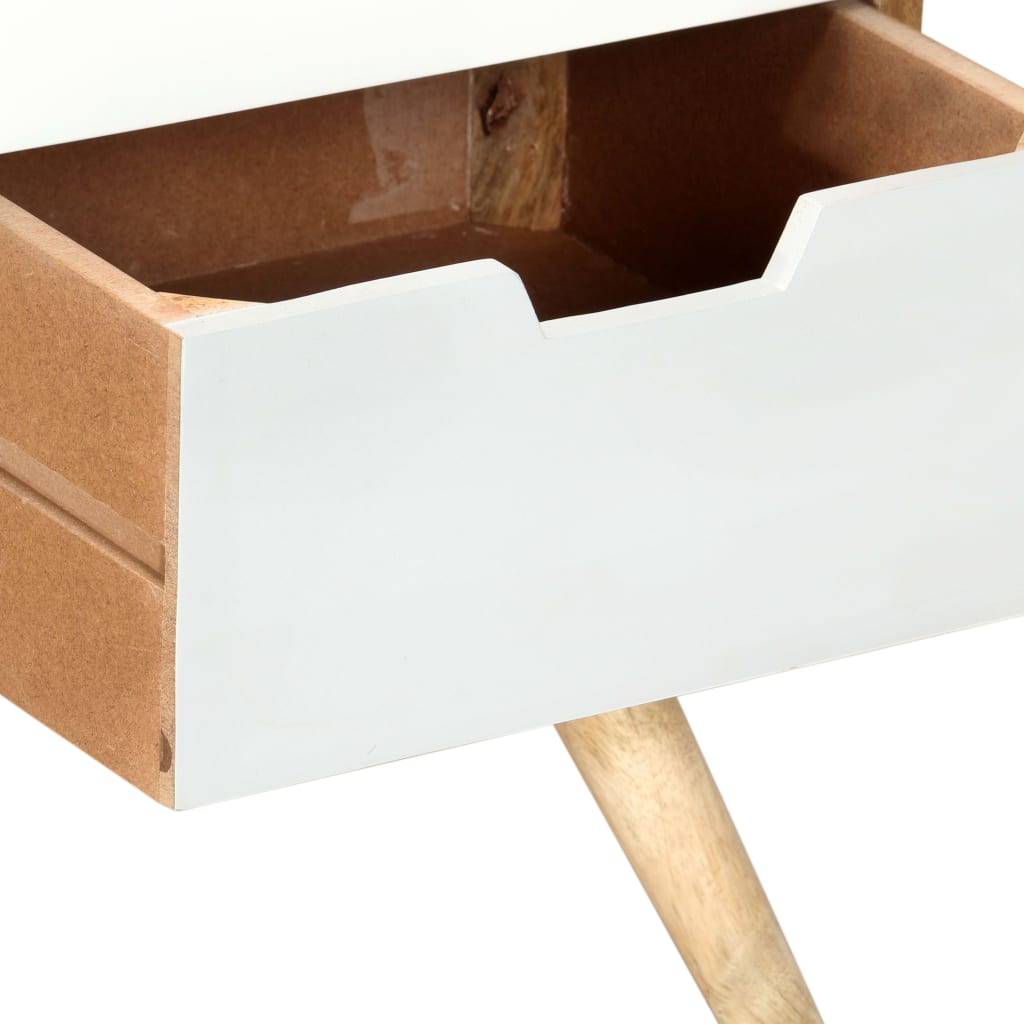 Tömör mangófa tv-szekrény 110 x 35 x 48 cm