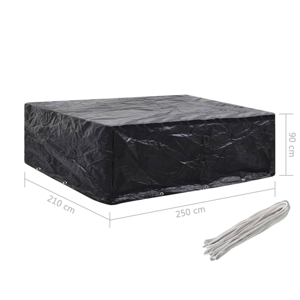 2 db kertibútor-huzat 8 fűzőlyukkal 250 x 210 x 90 cm