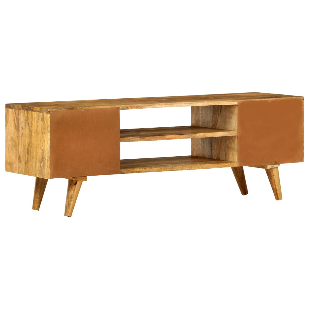 Tömör mangófa tv-szekrény 110 x 35 x 40 cm