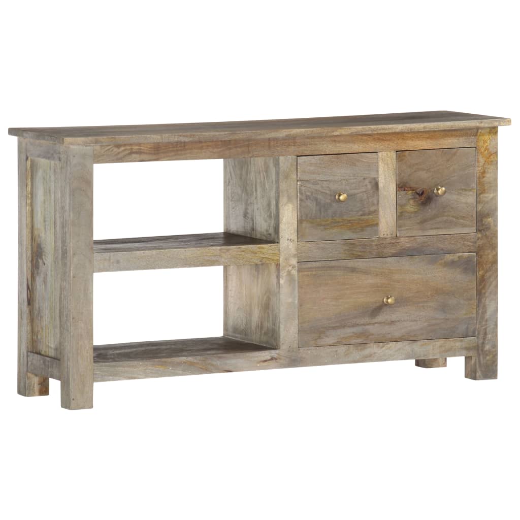 Tömör mangófa tv-szekrény 110 x 30 x 55 cm