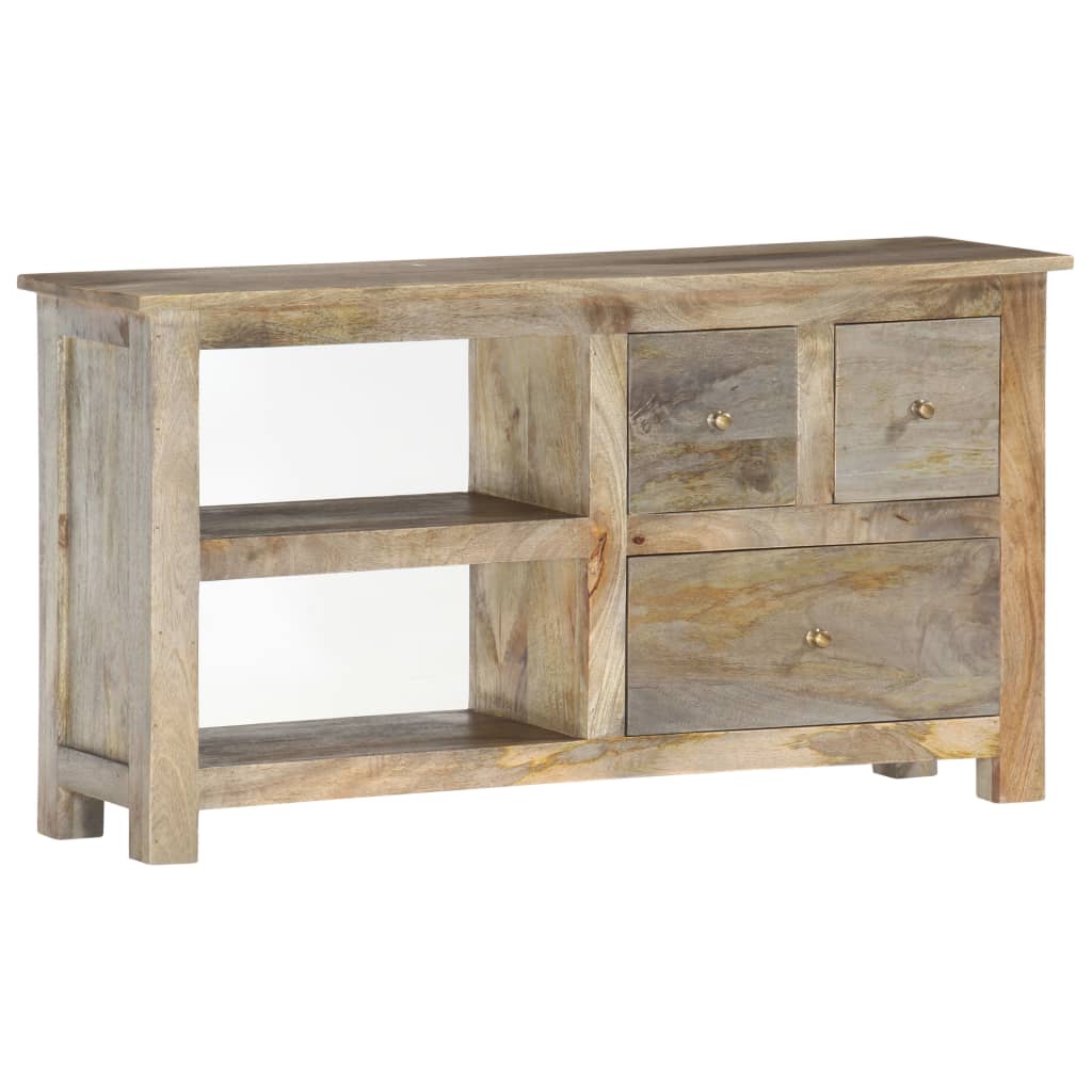 Tömör mangófa tv-szekrény 110 x 30 x 55 cm