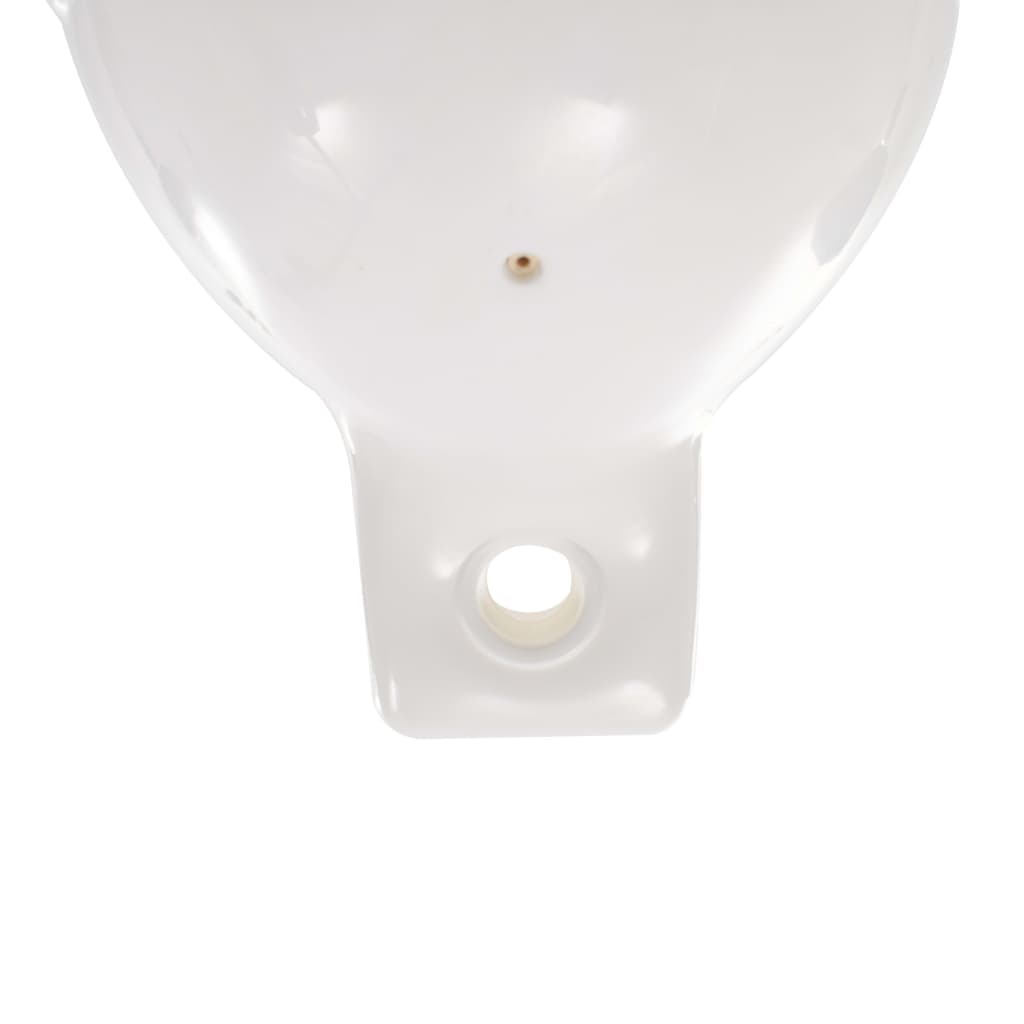 4 darab fehér pvc csónak lökhárító 58,5 x 16,5 cm
