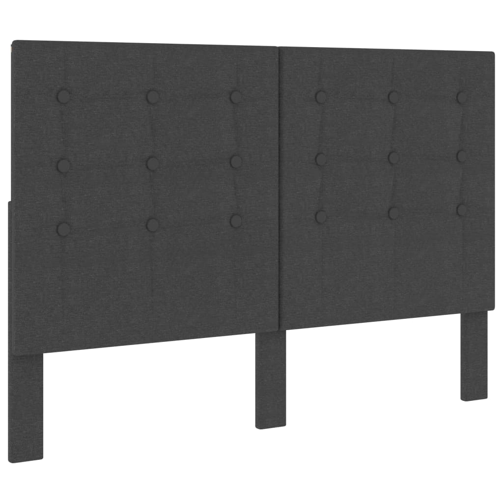 Sötétszürke szövet steppelt fejvég 140 x 200 cm Sötétszürke szövet steppelt fejvég 140 x 200 cm