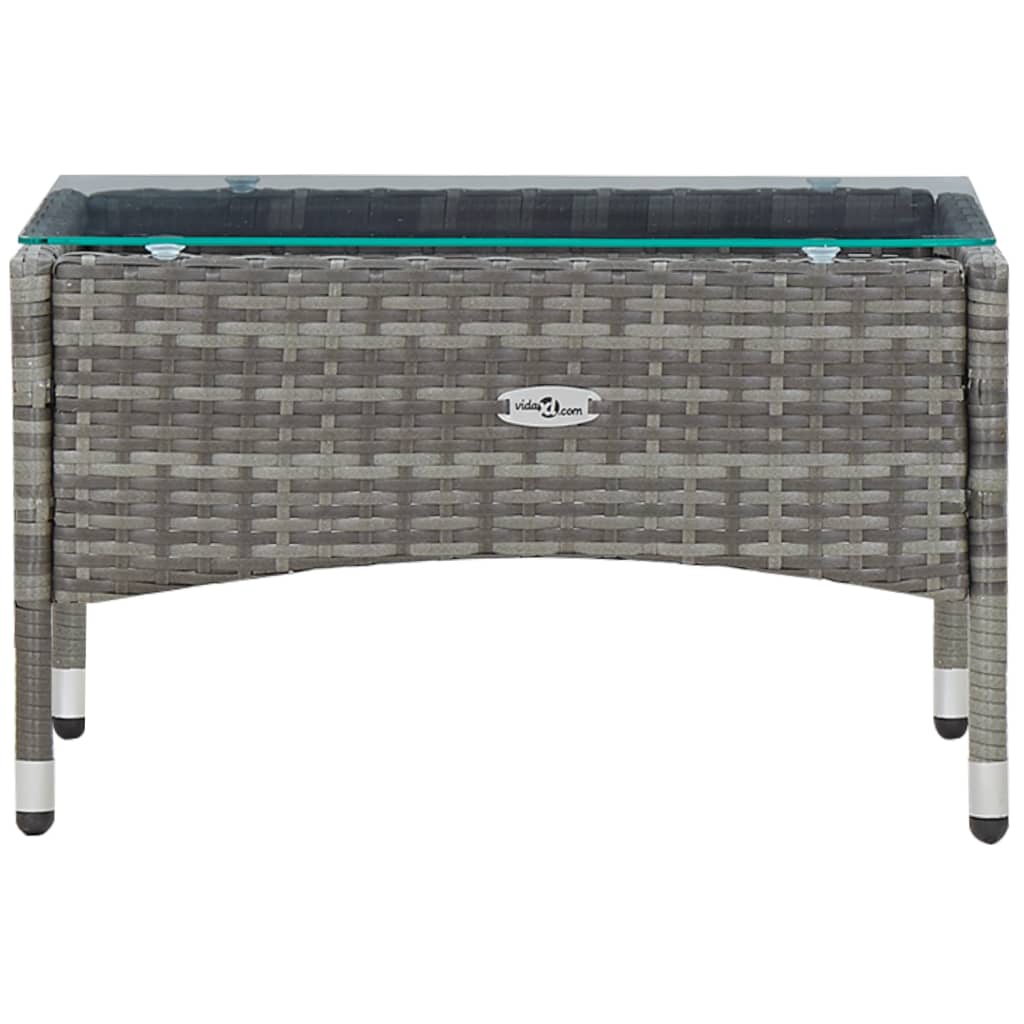 4 részes szürke polyrattan kerti ülőgarnitúra párnákkal