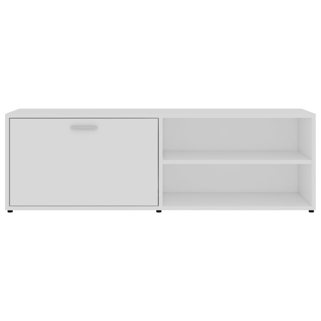 Fehér forgácslap tv-szekrény 120 x 34 x 37 cm Fehér forgácslap tv-szekrény 120 x 34 x 37 cm