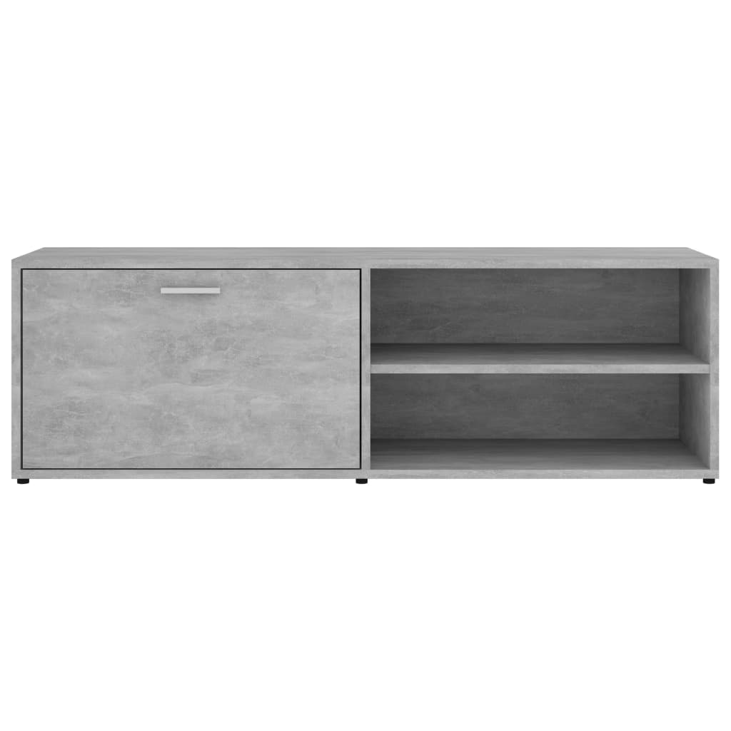 Betonszürke forgácslap tv-szekrény 120 x 34 x 37 cm Betonszürke forgácslap tv-szekrény 120 x 34 x 37 cm