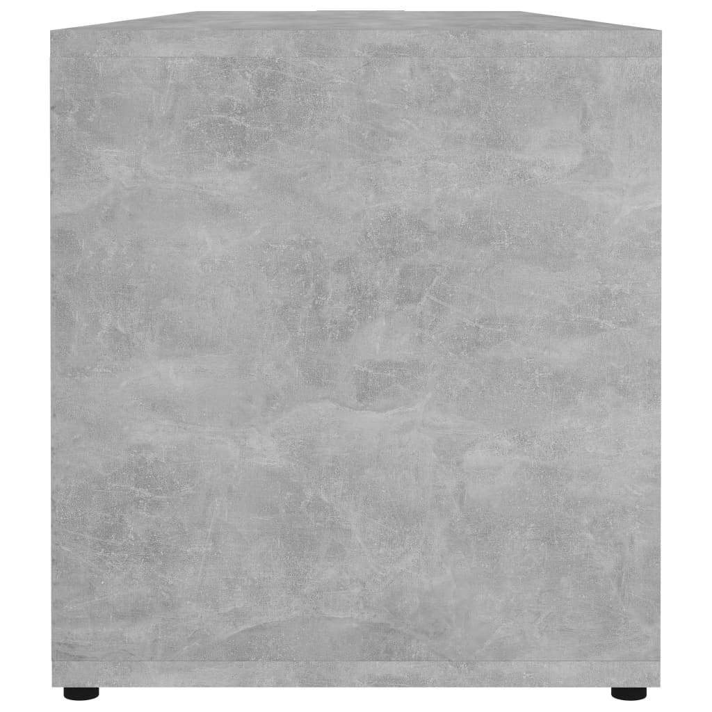 Betonszürke forgácslap tv-szekrény 120 x 34 x 37 cm Betonszürke forgácslap tv-szekrény 120 x 34 x 37 cm