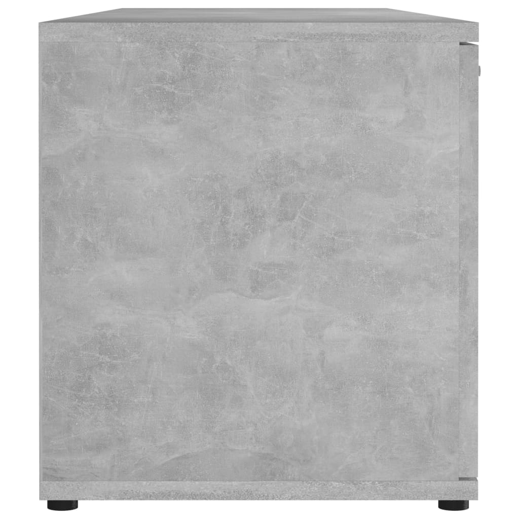 Betonszürke forgácslap tv-szekrény 120 x 34 x 37 cm Betonszürke forgácslap tv-szekrény 120 x 34 x 37 cm