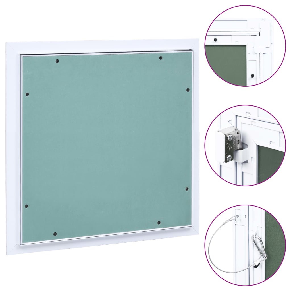 Alumínium keretes és gipszkartonos hozzáférési panel 300x300 mm