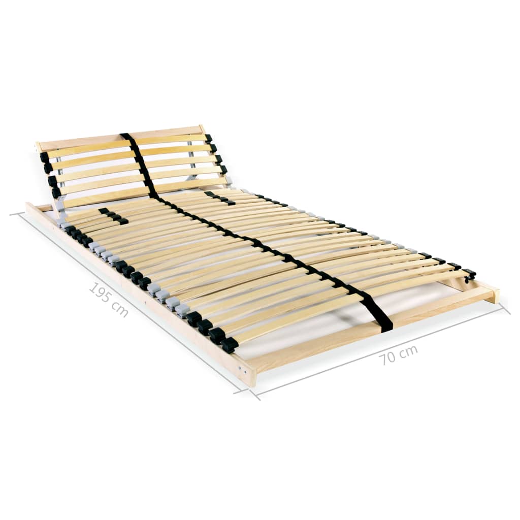 2 db 7 zónás 28 léces ágyrács 70 x 200 cm 2 db 7 zónás 28 léces ágyrács 70 x 200 cm
