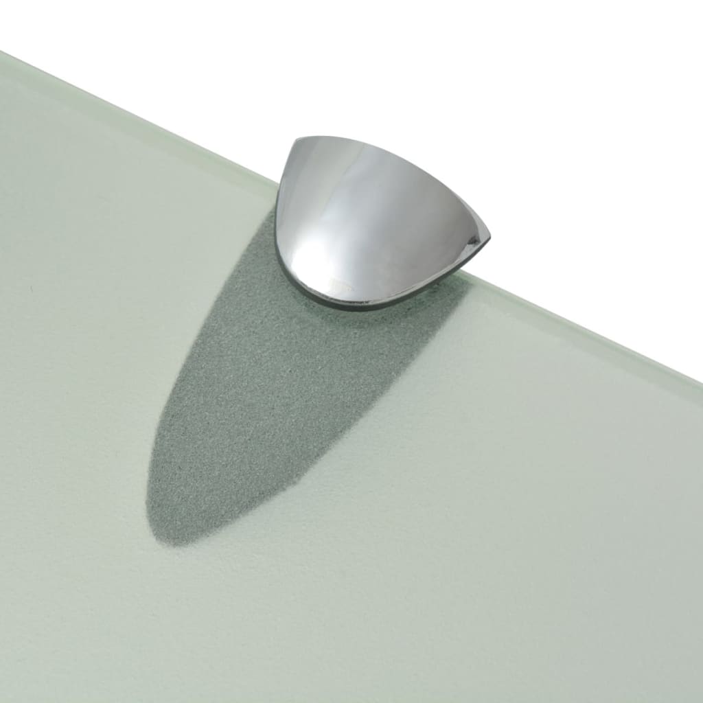 2 db lebegő üvegpolc 80 x 10 cm 8 mm