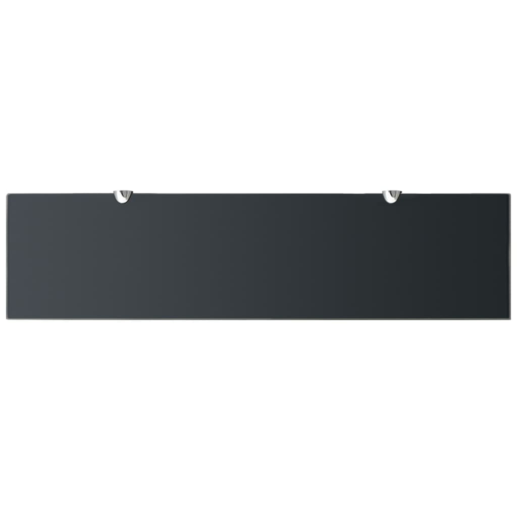 2 db lebegő üvegpolc 80 x 20 cm 8 mm