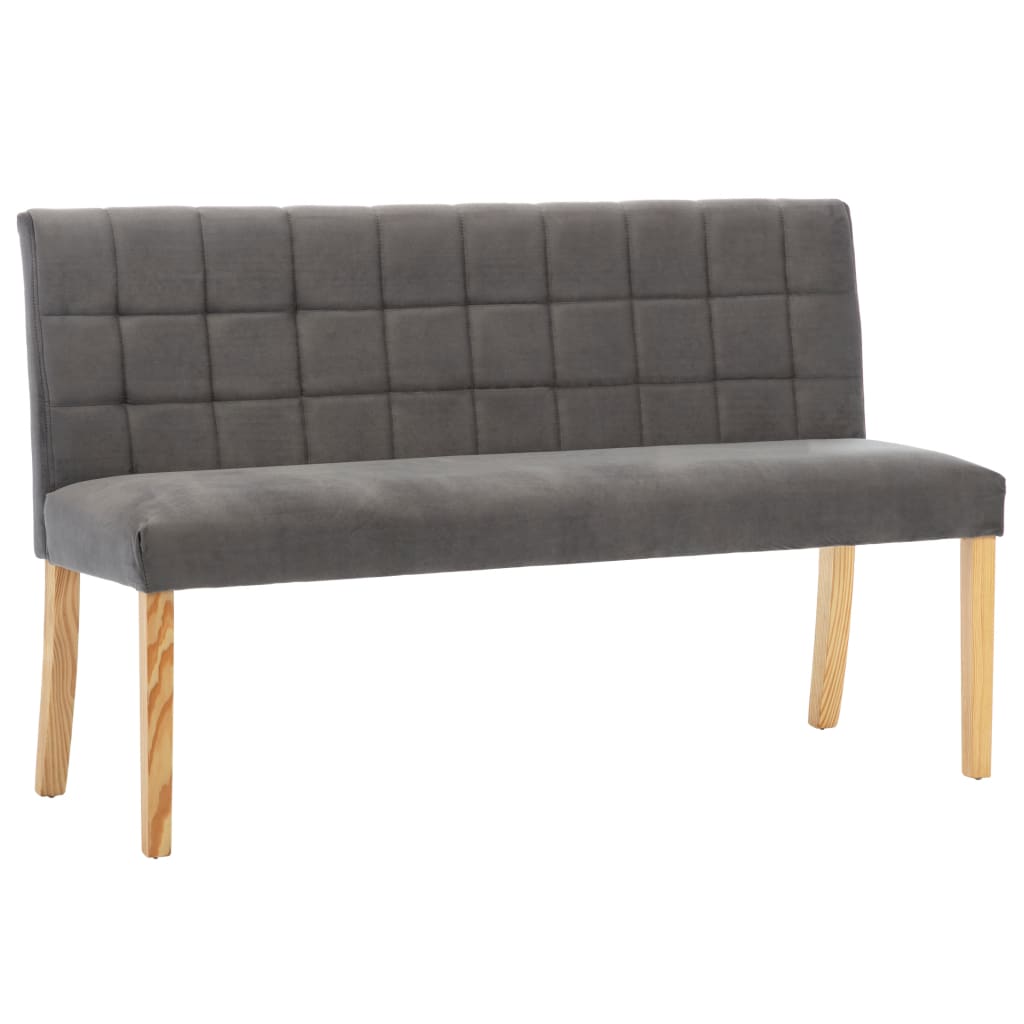 Szürke szövet pad 140 cm
