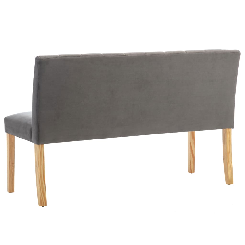 Szürke szövet pad 140 cm