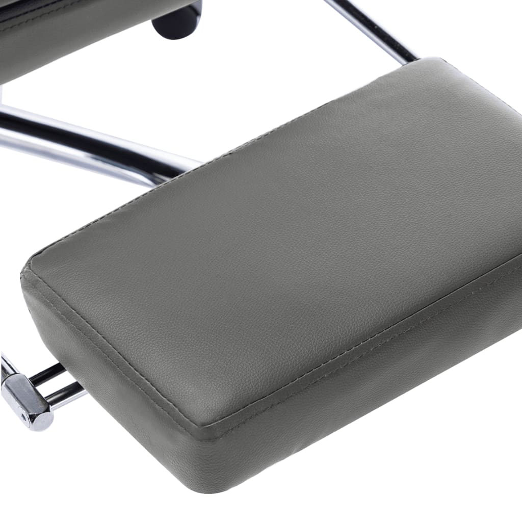 Antracitszürke műbőr irodaszék