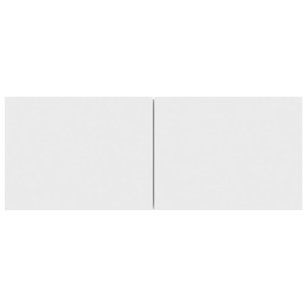 Fehér forgácslap tv-szekrény 80 x 30 x 30 cm