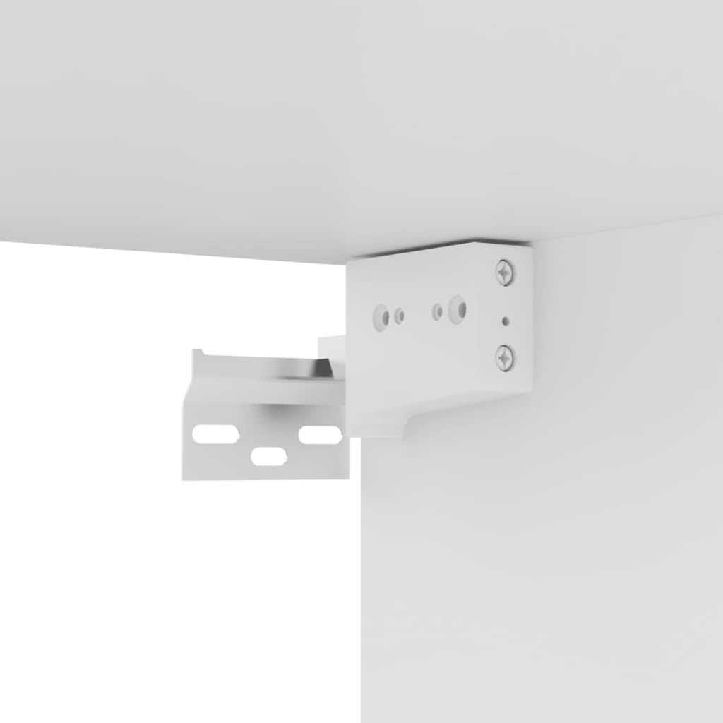 Fehér forgácslap tv-szekrény 80 x 30 x 30 cm