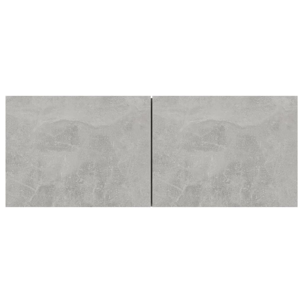 Betonszürke forgácslap tv-szekrény 80 x 30 x 30 cm
