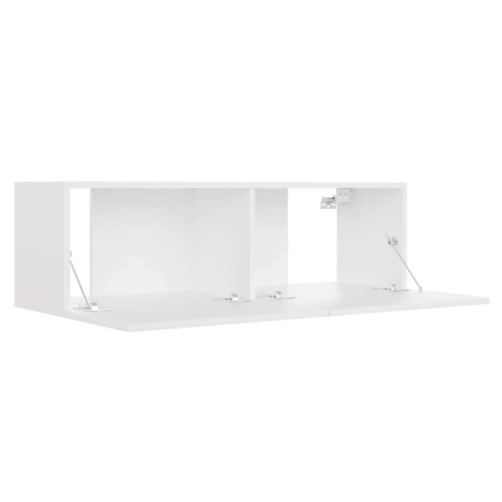 Fehér forgácslap tv-szekrény 100 x 30 x 30 cm Fehér forgácslap tv-szekrény 100 x 30 x 30 cm