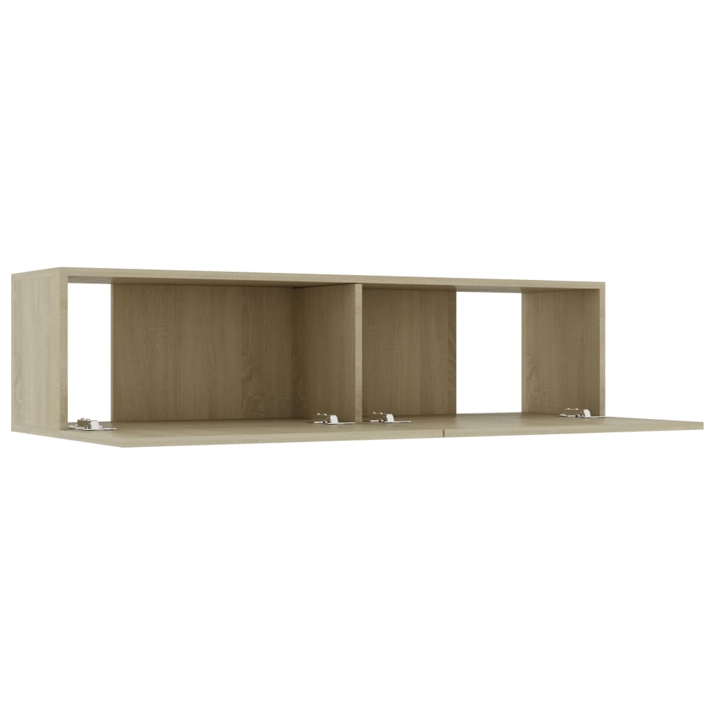 Sonomatölgy színű forgácslap tv-szekrény 120 x 30 x 30 cm Sonomatölgy színű forgácslap tv-szekrény 120 x 30 x 30 cm