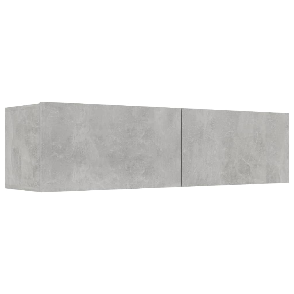 Betonszürke forgácslap tv-szekrény 120 x 30 x 30 cm Betonszürke forgácslap tv-szekrény 120 x 30 x 30 cm
