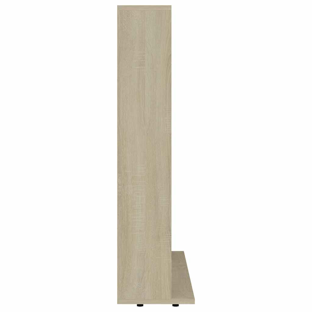 Sonoma tölgy szerelt fa cd-tartó szekrény 100x23x89,5 cm