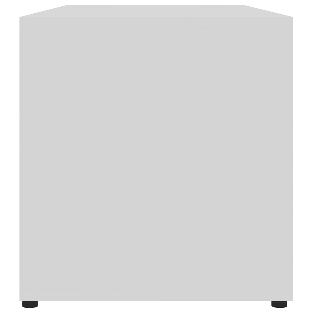 Fehér forgácslap tv-szekrény 80 x 34 x 36 cm Fehér forgácslap tv-szekrény 80 x 34 x 36 cm