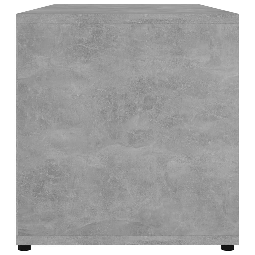 Betonszürke forgácslap tv-szekrény 80 x 34 x 36 cm