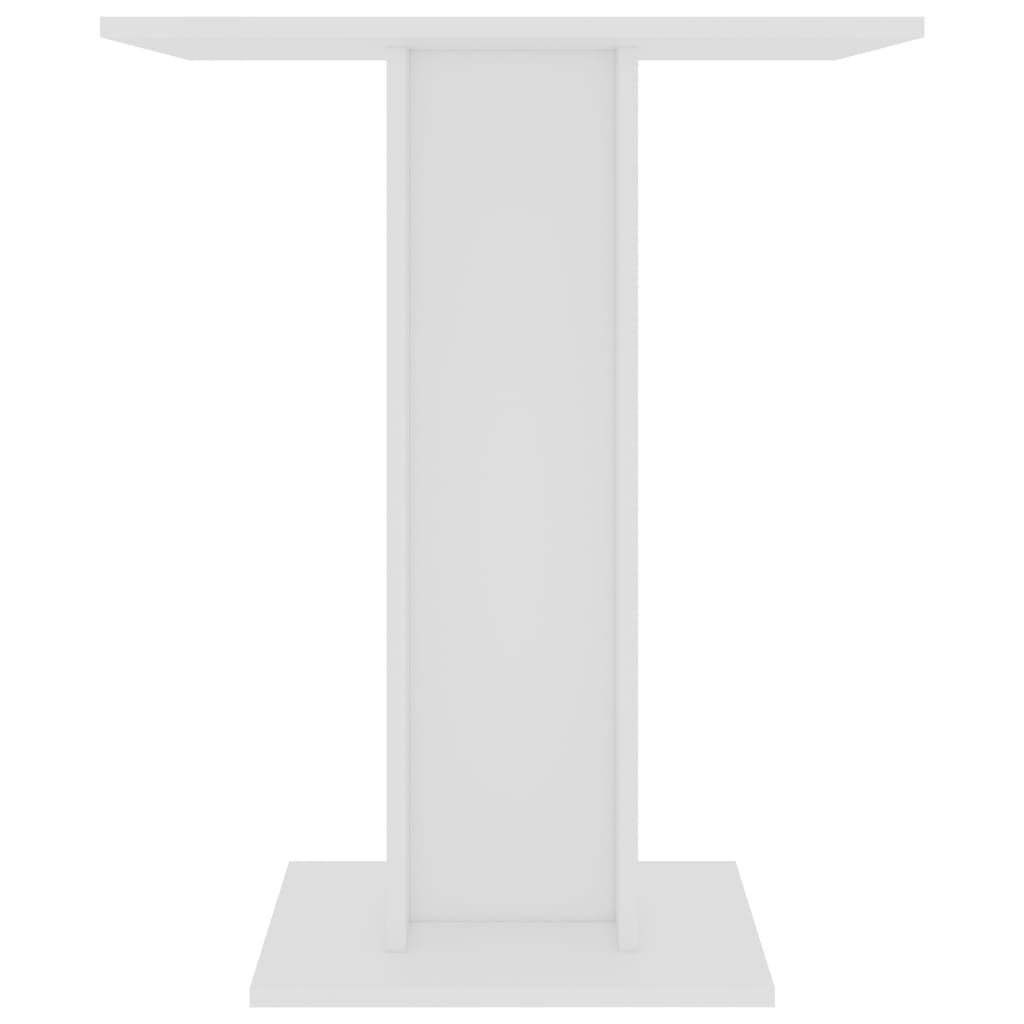 Fehér forgácslap bisztróasztal 60 x 60 x 75 cm