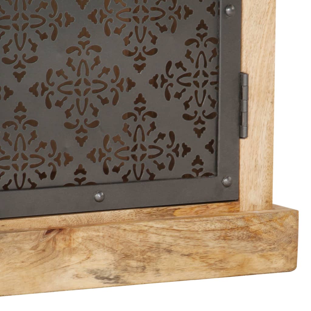 Tömör mangófa tálalószekrény ajtóval 45 x 32 x 110 cm