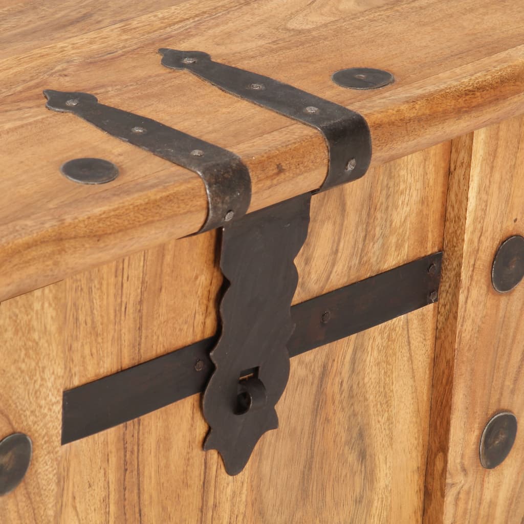 Tömör akácfa láda 90 x 40 x 40 cm