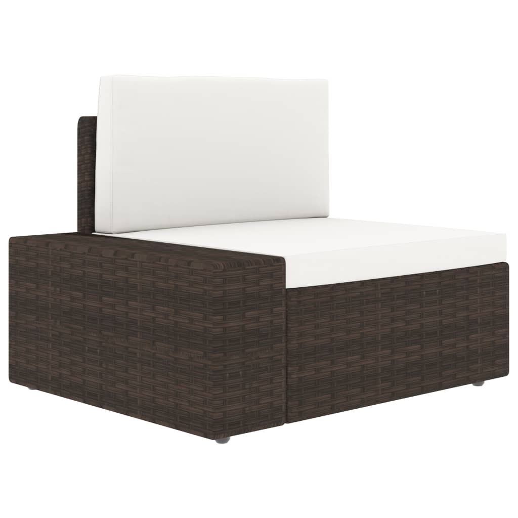 6 részes barna polyrattan kerti ülőgarnitúra