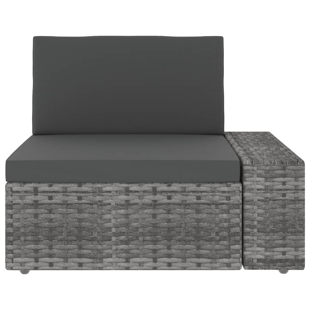 4 részes szürke polyrattan kerti ülőgarnitúra 4 részes szürke polyrattan kerti ülőgarnitúra