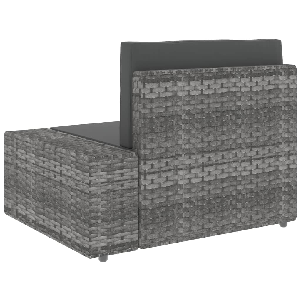 4 részes szürke polyrattan kerti ülőgarnitúra 4 részes szürke polyrattan kerti ülőgarnitúra