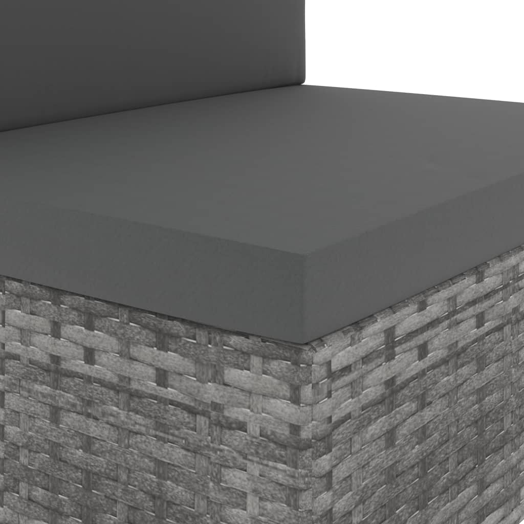 4 részes szürke polyrattan kerti ülőgarnitúra 4 részes szürke polyrattan kerti ülőgarnitúra