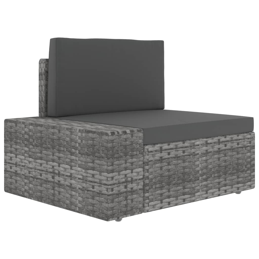 4 részes szürke polyrattan kerti ülőgarnitúra 4 részes szürke polyrattan kerti ülőgarnitúra