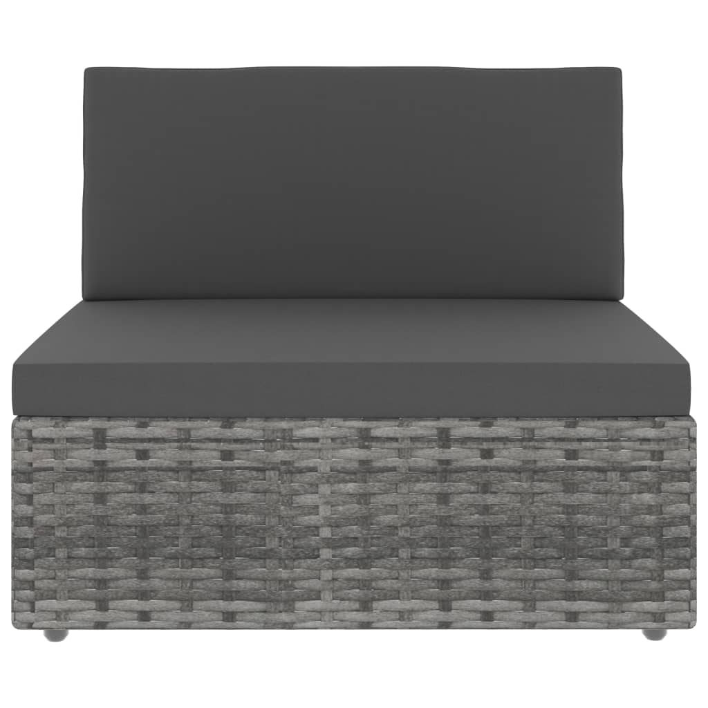 5 részes szürke polyrattan kerti ülőgarnitúra 5 részes szürke polyrattan kerti ülőgarnitúra